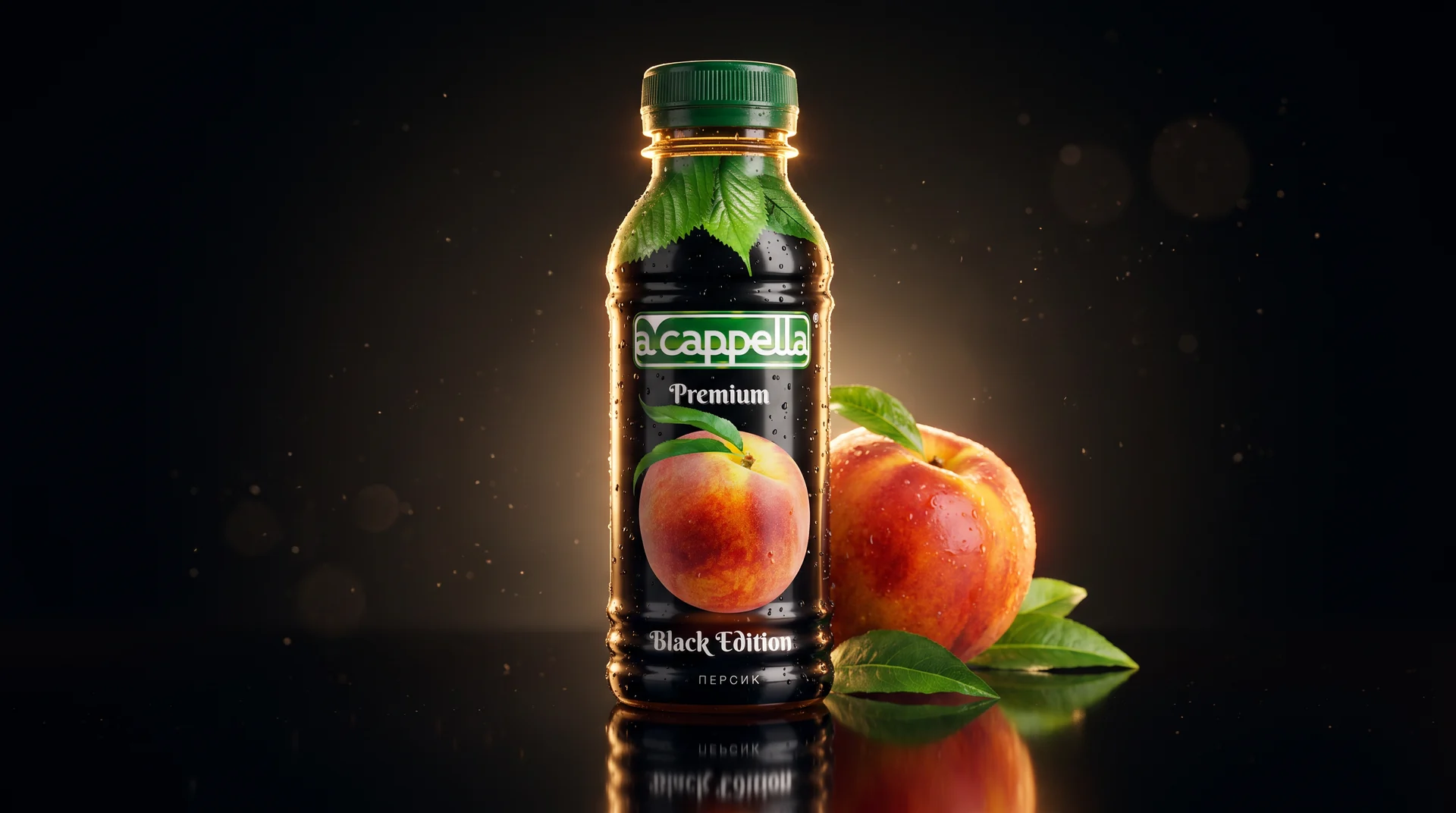 Сок A CAPPELLA Premium Black Edition, персик
